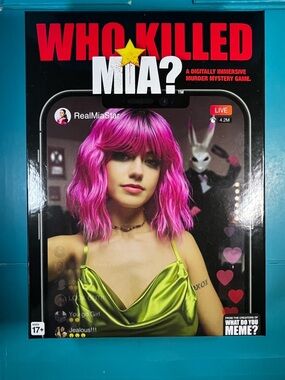 Who Killed Mia? A Digitally Immersive Murder Mystery Game